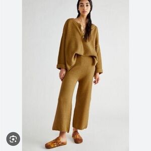 Free People Hailee Sweater set in Praline